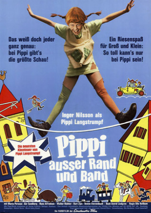 Filmplakat Pippi außer Rand und Band