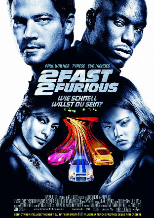 Filmposter - 2 Fast 2 Furious im Cinetower