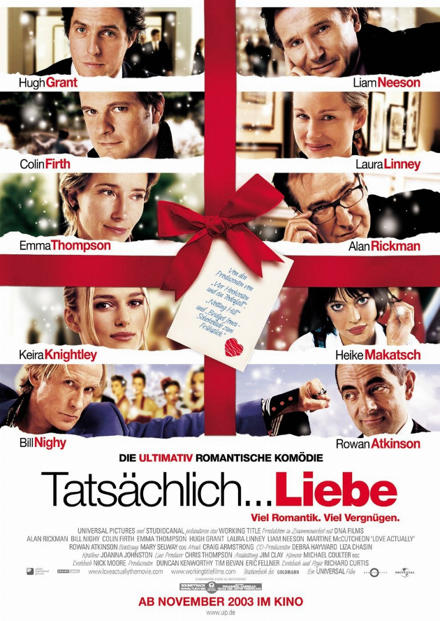 Filmplakat Tatsächlich ... Liebe