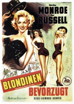 Filmplakat Blondinen bevorzugt