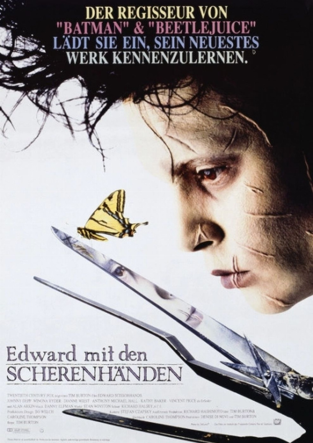 Filmplakat Edward mit den Scherenhänden