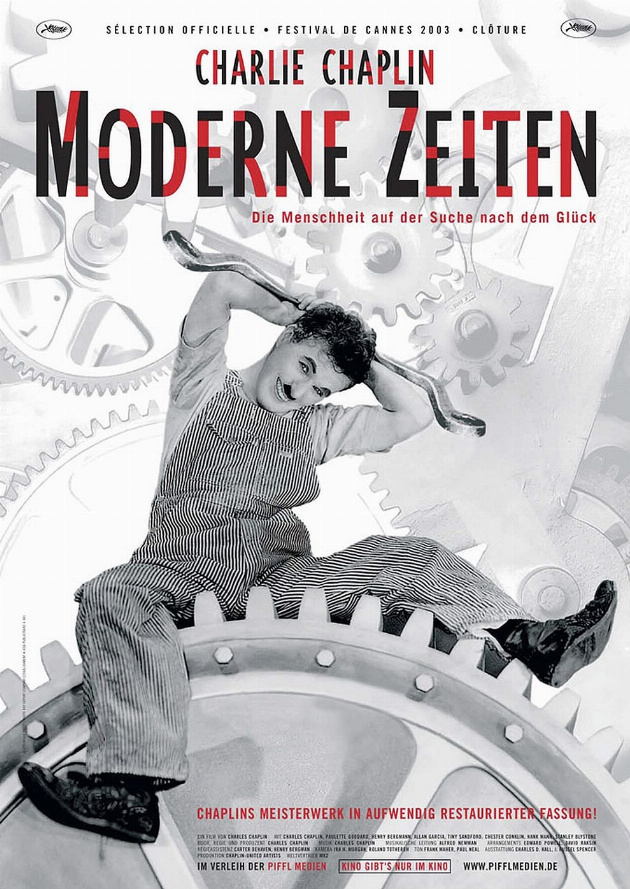 Filmplakat Moderne Zeiten