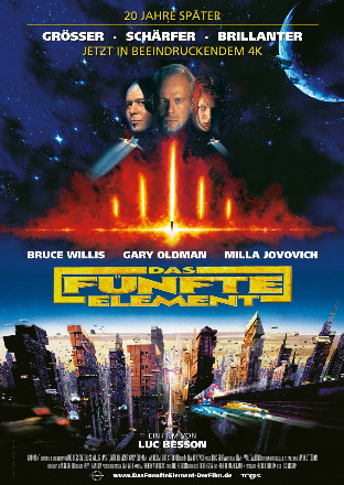 Filmplakat Das fünfte Element