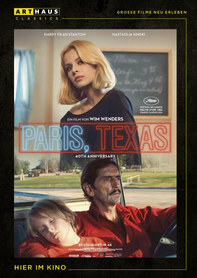 Filmplakat Paris, Texas