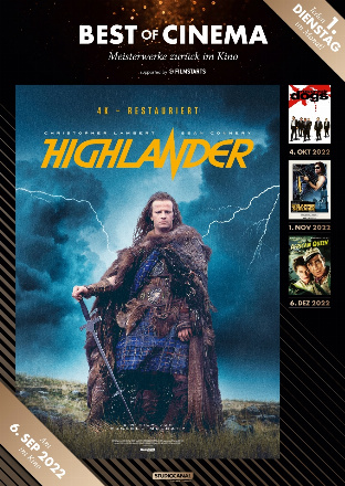 Filmplakat Highlander - Es kann nur einen geben