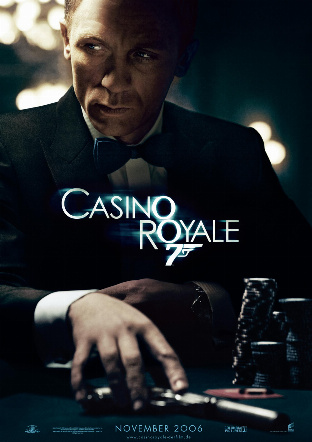 Filmposter - James Bond 007: Casino Royale im Garbo