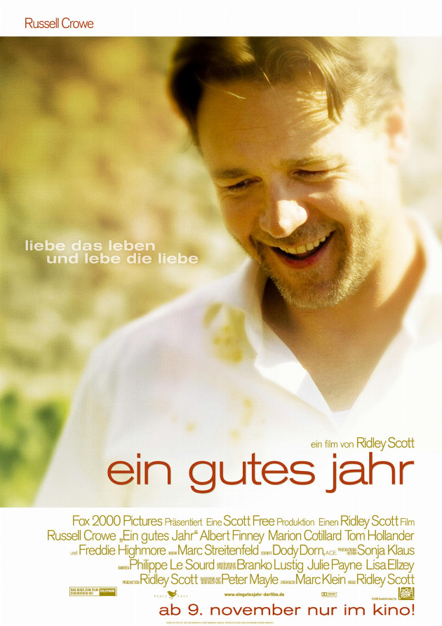 Filmplakat Ein gutes Jahr