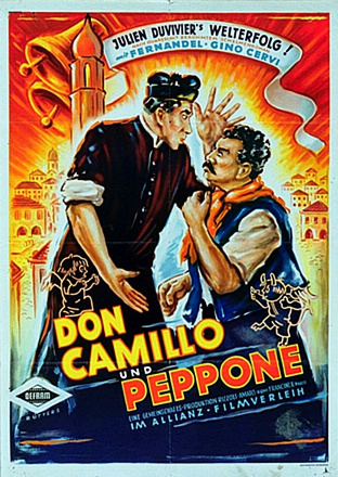 Filmplakat Don Camillo und Peppone
