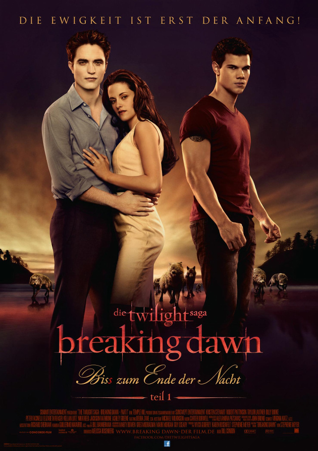 Filmplakat Breaking Dawn - Bis(s) zum Ende der Nacht Teil 1