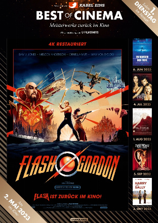 Filmposter - Flash Gordon im Metropolis Kino