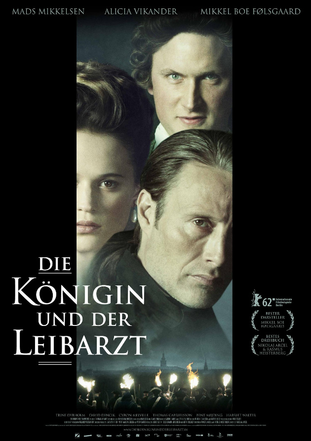 Filmplakat Die Königin und der Leibarzt