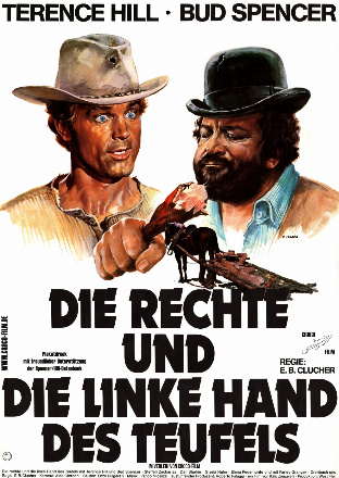 Filmplakat Die rechte und die linke Hand des Teufels