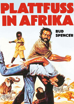 Filmplakat Plattfuß in Afrika