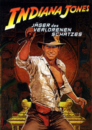 Filmposter - Indiana Jones - Jäger des verlorenen Schatzes im Arkaden Lichtspiele