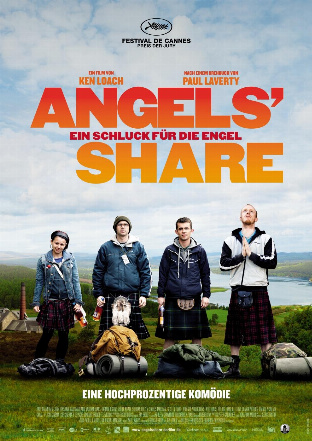 Filmposter - Angels' Share - Ein Schluck für die Engel im KulturKino Kaimt e. V.