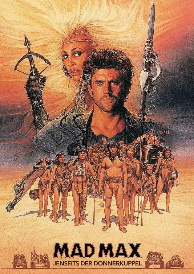 Filmplakat Mad Max III: Jenseits der Donnerkuppel