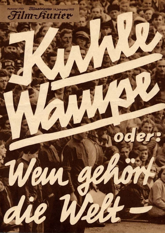 Filmplakat Kuhle Wampe oder: Wem gehört die Welt?