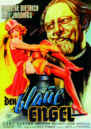 Filmposter - Der blaue Engel im Roxy Kinos