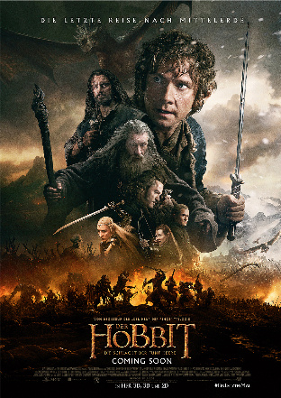 Filmposter - Hobbit Trilogie im Traumpalast Leonberg