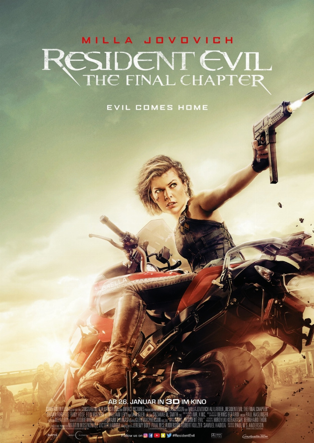 Filmplakat Resident Evil: The Final Chapter