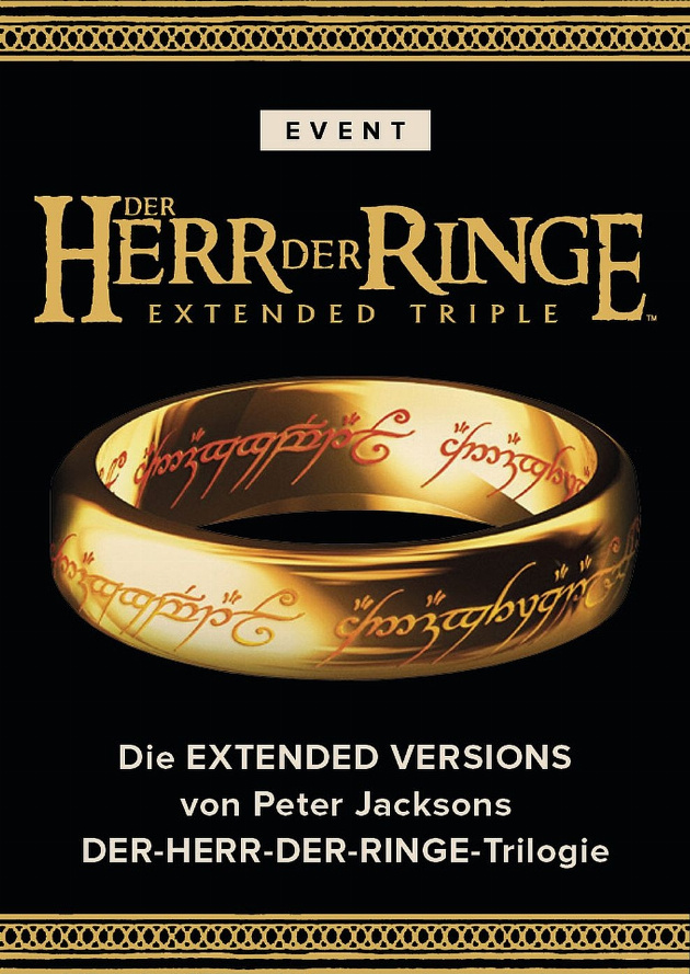 Filmplakat Herr der Ringe Ext. Trilogie