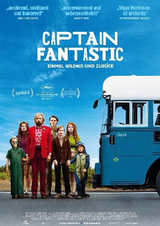 Filmplakat Captain Fantastic - Einmal Wildnis und zurück