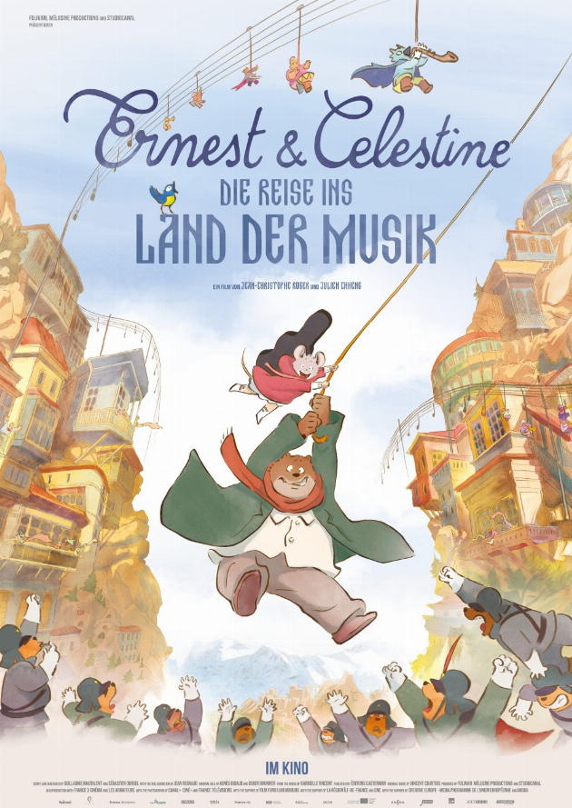 Filmplakat Ernest & Célestine: Die Reise ins Land der Musik