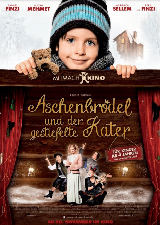 Filmposter - Mitmachkino: Aschenbrödel und der gestiefelte Kater im Kino Passage