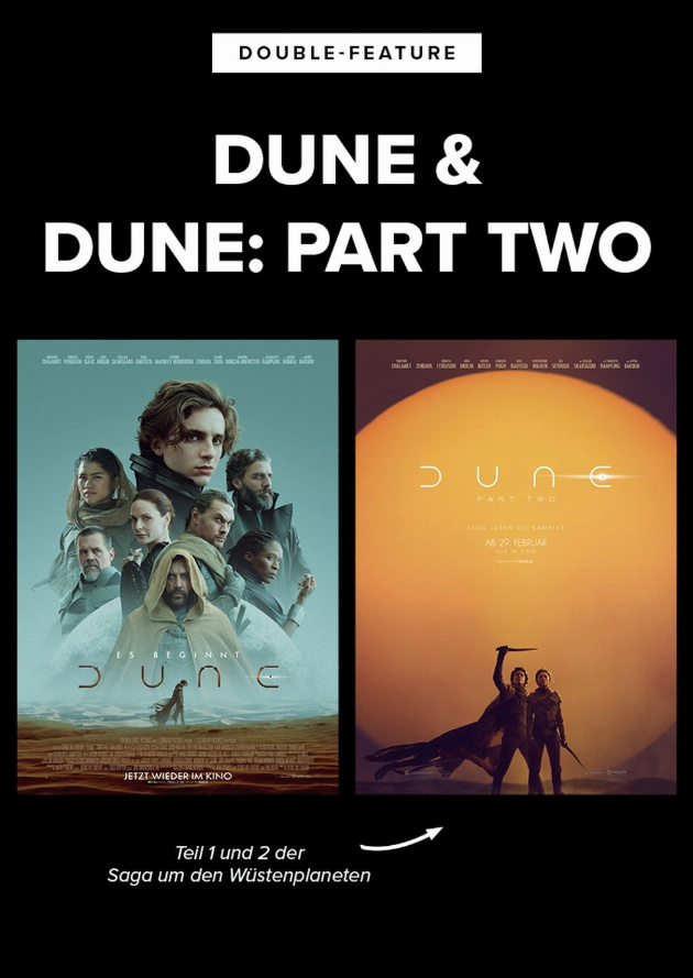 Filmplakat Double Feature: Dune & Dune: Part Two