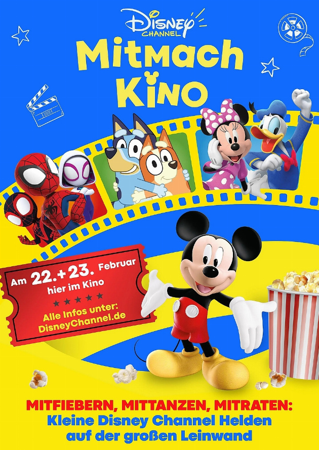 Filmplakat Disney Channel Mitmachkino 2025
