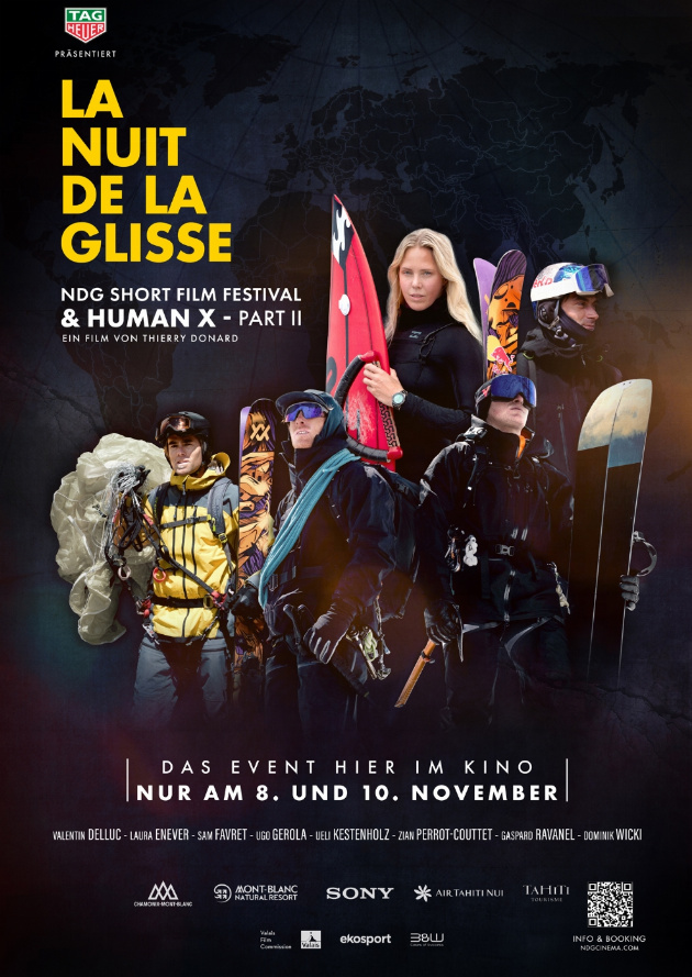 Filmplakat La Nuit de la Glisse 2024: Human X Part II