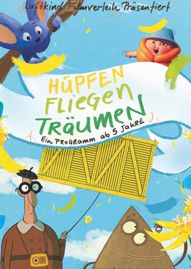 Filmplakat Hüpfen, Fliegen, Träumen