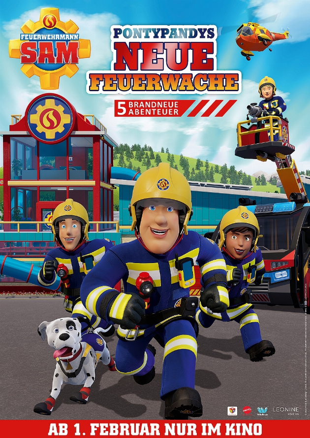 Filmplakat Feuerwehrmann Sam - Pontypandys neue Feuerwache