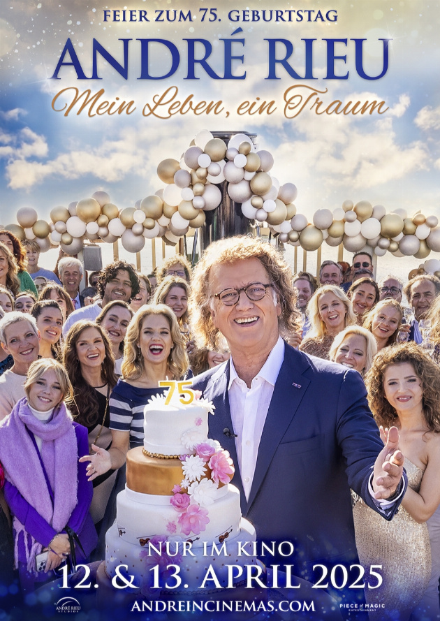 Filmplakat Feier zum 75. Geburtstag von André Rieu: Mein Leben, ein Traum