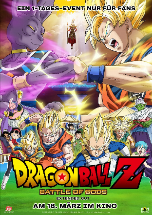 Filmplakat Dragonball Z: Kampf der Götter