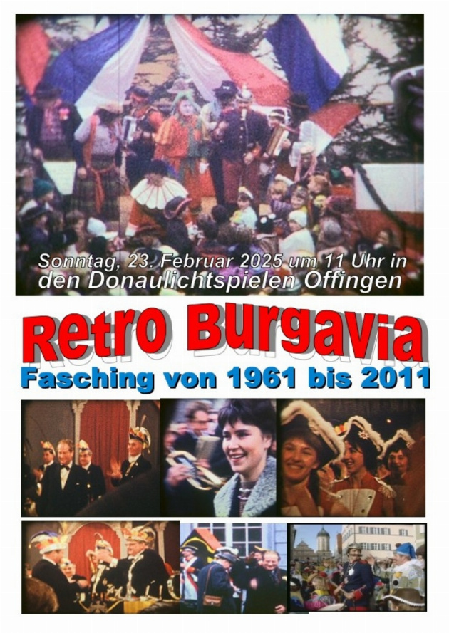 Filmplakat Retro Burgavia - ein Rückblick auf 63 Jahre