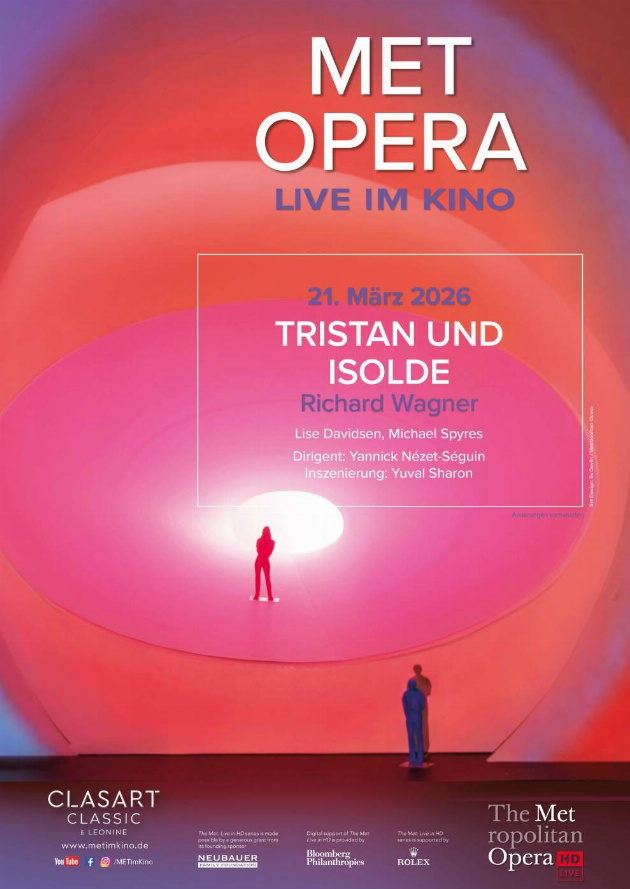Filmplakat Met Opera 2025/26: Tristan und Isolde - Wagner