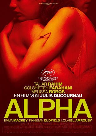 Filmplakat zu Alpha (dir. Ducournau) – Kinoprogramm Passau