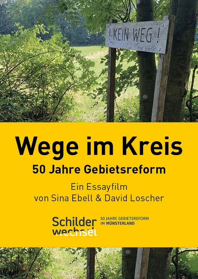 Filmplakat Wege im Kreis - 50 Jahre Gebietsreform