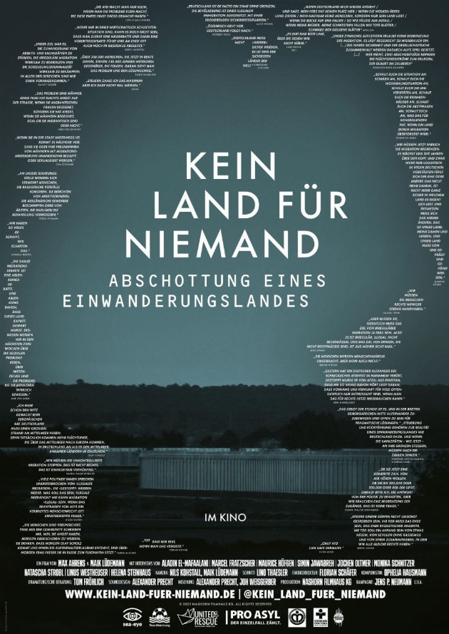 Filmplakat Kein Land für Niemand - Abschottung eines Einwanderungslandes