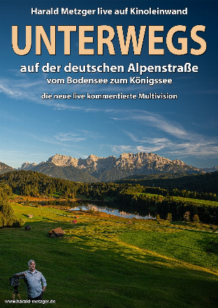 Filmplakat Unterwegs auf der deutschen Alpenstraße - vom Bodensee zum Königssee