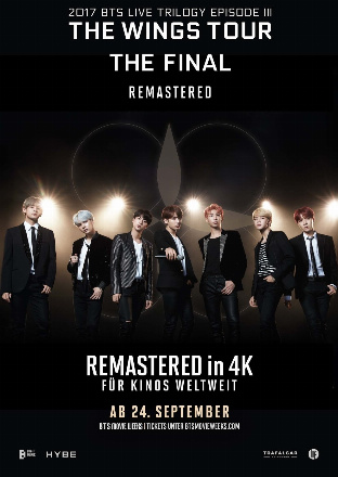 Filmplakat BTS Movie Weeks - Film 2: BTS 2017 THE WINGS TOUR THE FINAL Remastered