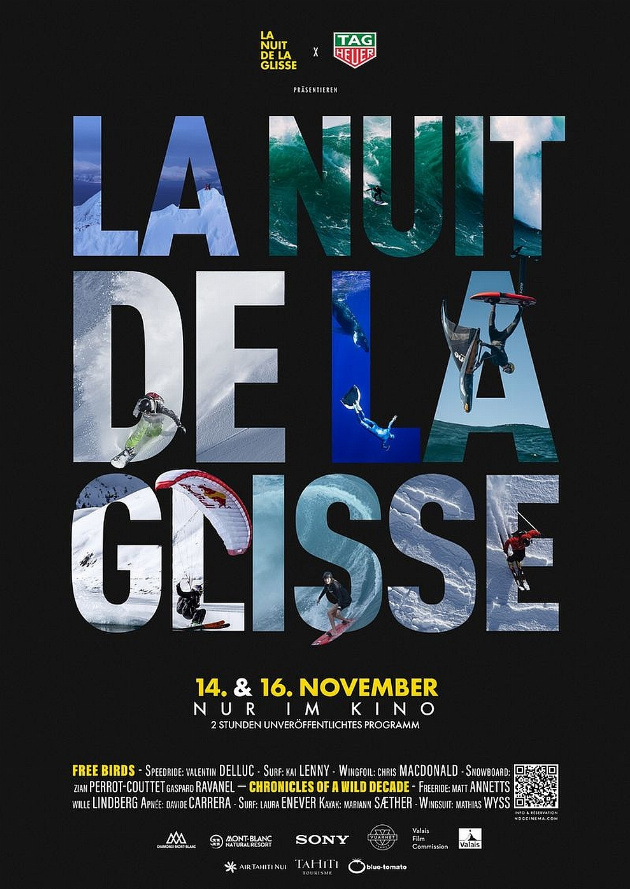 Filmplakat La Nuit de la Glisse 2025: Freebirds & Chronicles of a Wild Decade