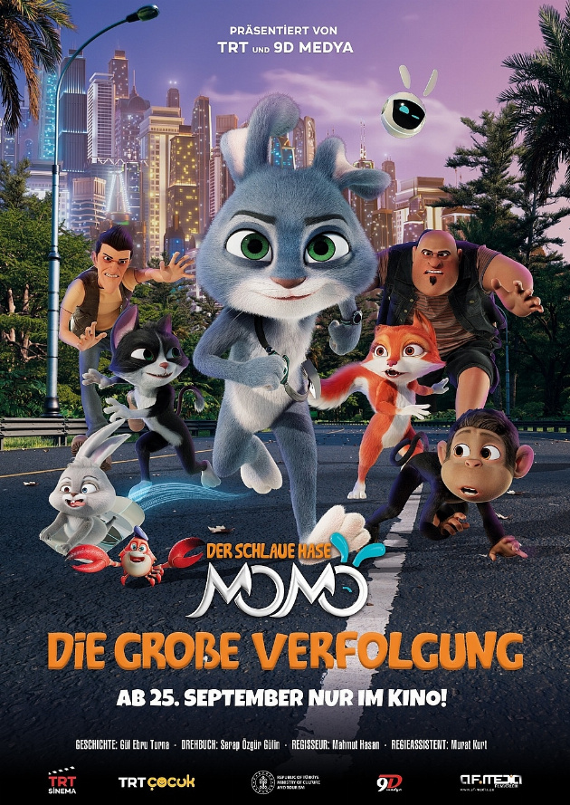 Filmplakat Der schlaue Hase Momo - Die große Verfolgung