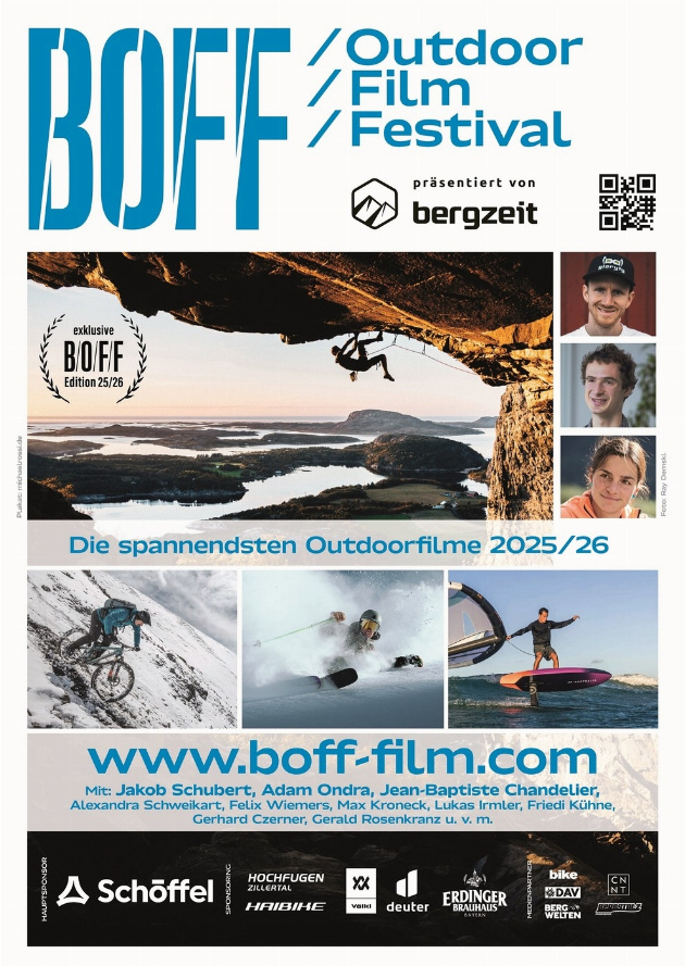 Filmplakat BOFF - Bayerisches Outdoor Filmfestival 2025/2026