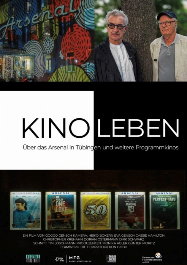 Filmplakat KINOLEBEN - Über das Arsenal in Tübingen und andere Programmkinos