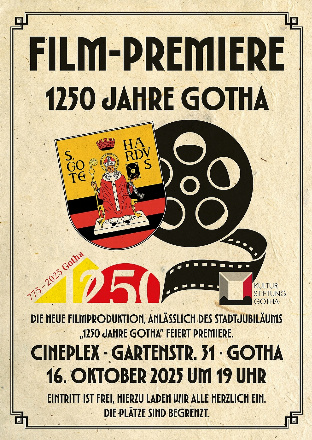 Filmposter - 1250 Jahre Gotha im Cineplex