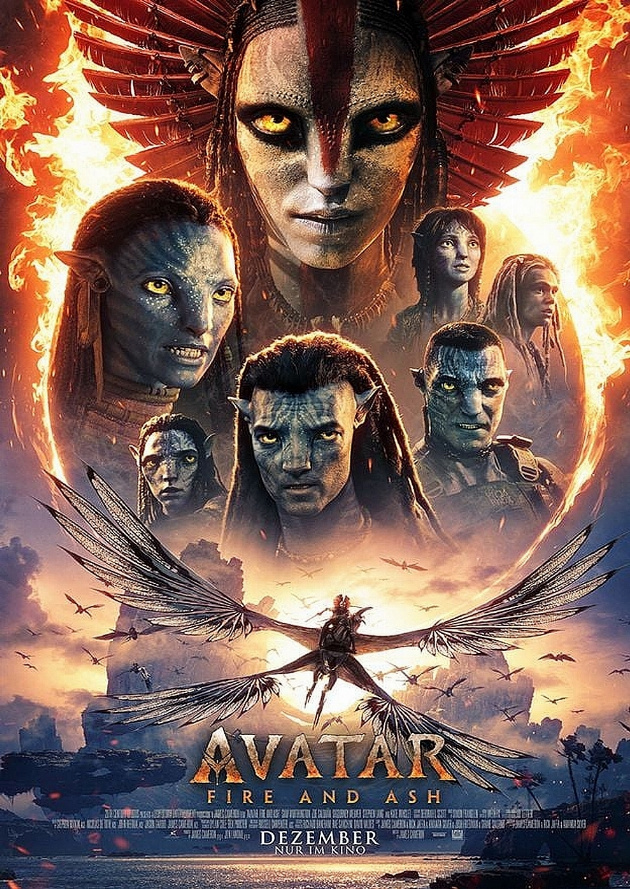 Filmplakat Avatar: Fire And Ash (Ukrainische Sprachfassung)