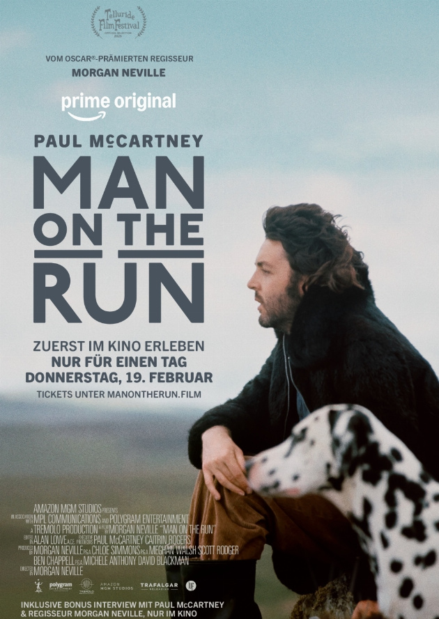 Filmplakat Paul McCartney: Man on the Run