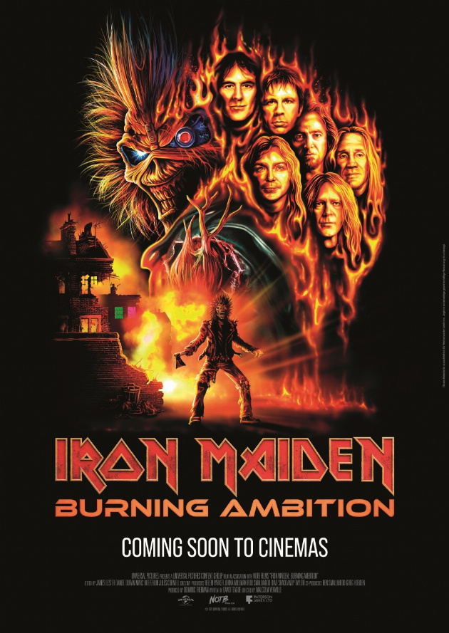 Filmplakat Iron Maiden: Burning Ambition